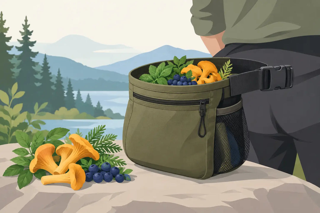 A Belt Pouch for Foraging That Works Hard