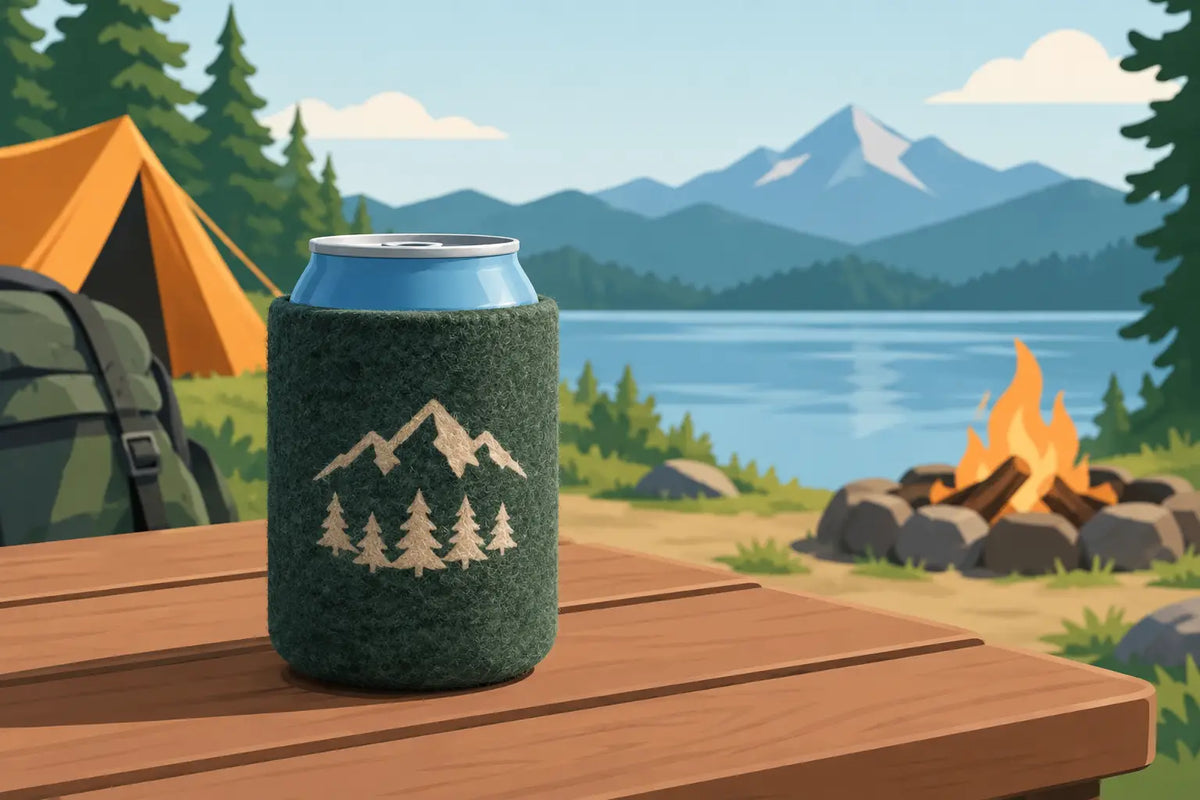 Why a Wool Can Coozie Earns a Place in Camp