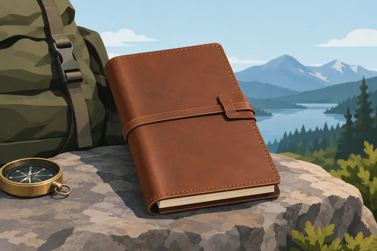 Leather Field Notebook Cover for Hard Use