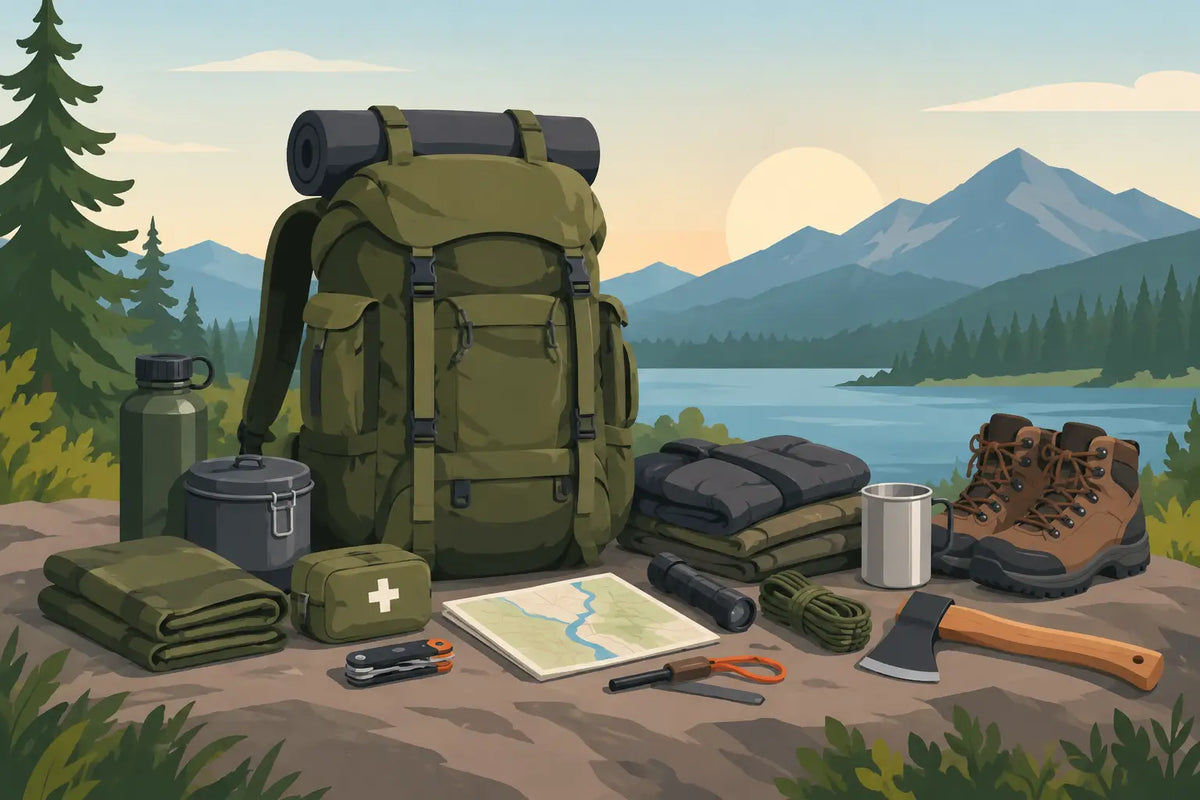 Bushcraft Rucksack Packing List for 24 Hours