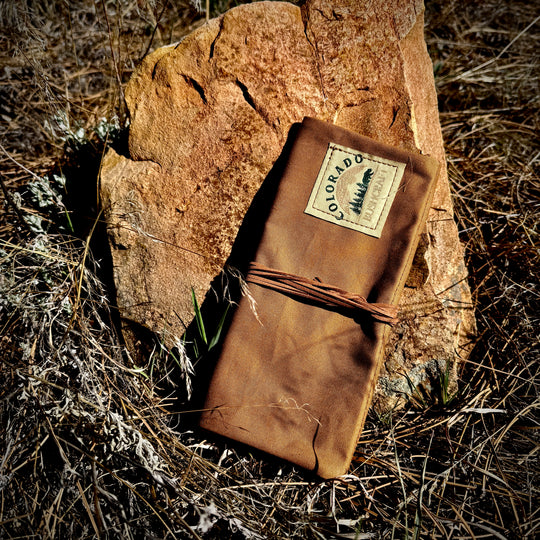 Handmade Waxed Canvas Bushcraft Roll Pouch For Pipe Tobacco Stove EDC  (Rancher Tan)