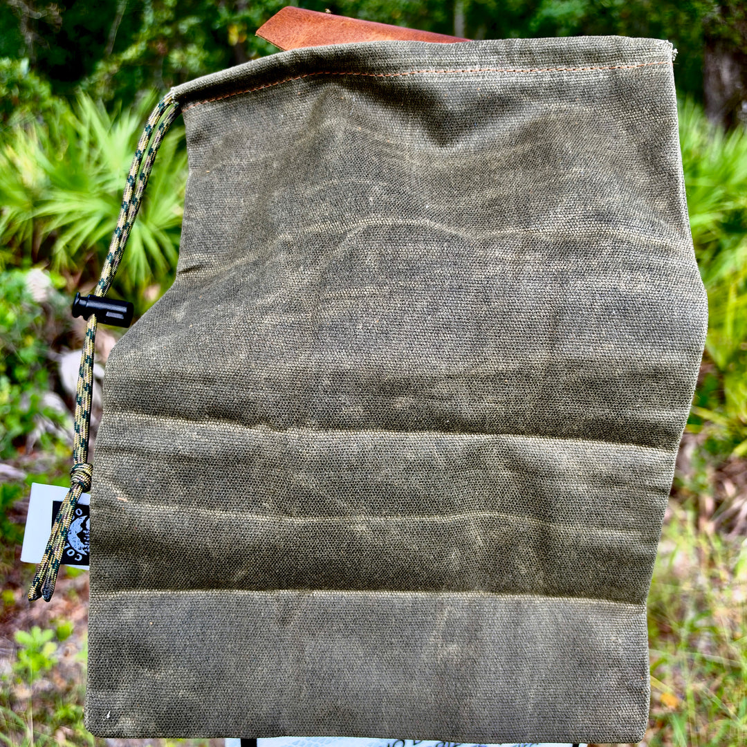 Genuine Leather Foraging Pouch / Dump Sack / Extra Pocket