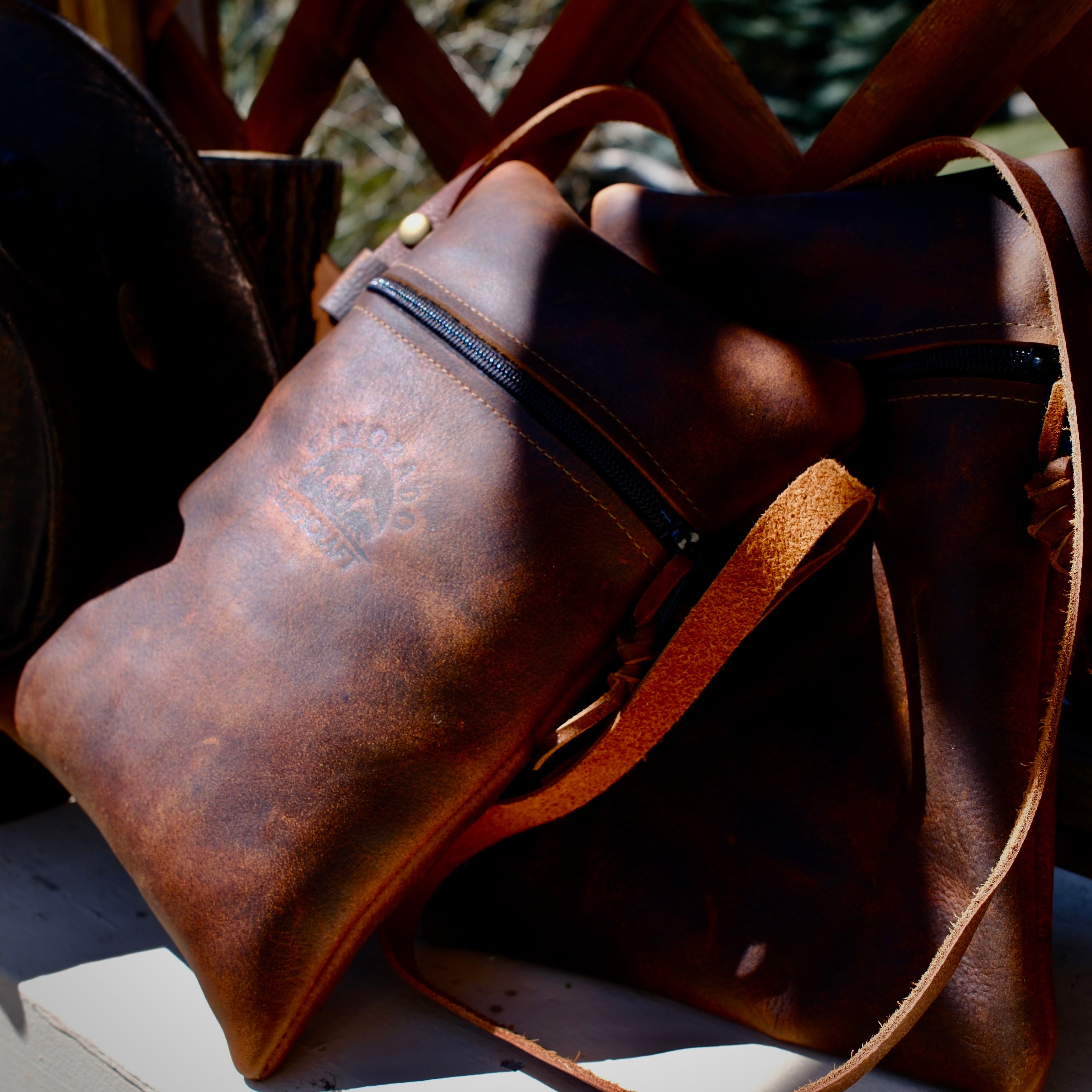 Kodiak Leather Traditional Large EDC Pouch Bushcraft Survival