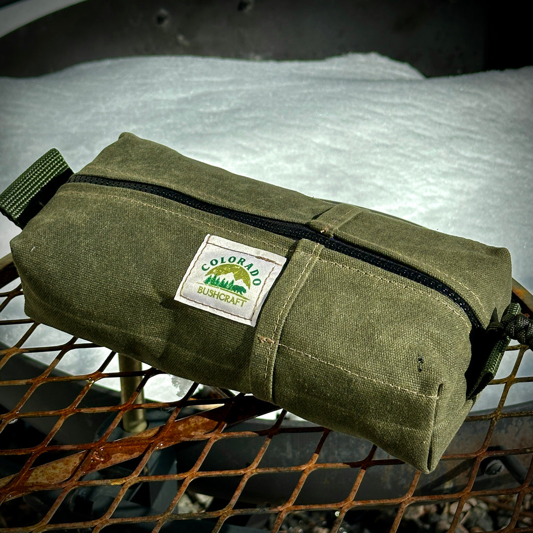 Wallaby Box Pouch Bushcraft Survival Camping Possibles Dopp Grooming (Various Colors)