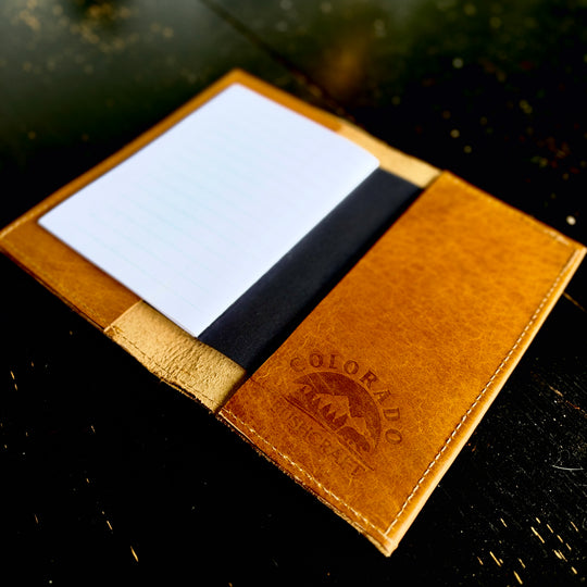 Handmade Bushcraft Field Note Leather Notebook Diary (Includes Notebook)