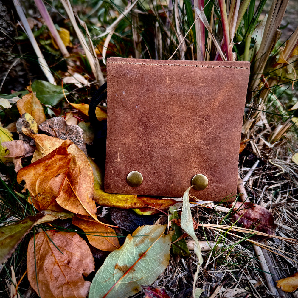 Genuine Leather Foraging Pouch / Dump Sack / Extra Pocket