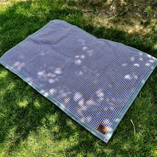 Extra Large Heavy Weight Waxed Canvas and 100% Pendleton Wool Lined Bushcraft Ground Cloth