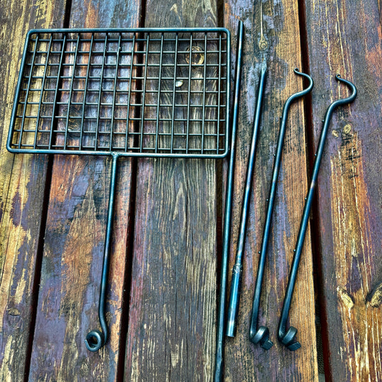 TJM Metal Works Hand Forged 3 Arm Fire Anchor