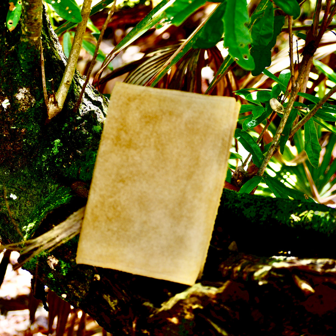 Handmade Bushcraft Field Note Deer Skin Notebook Diary (Includes Notebook)