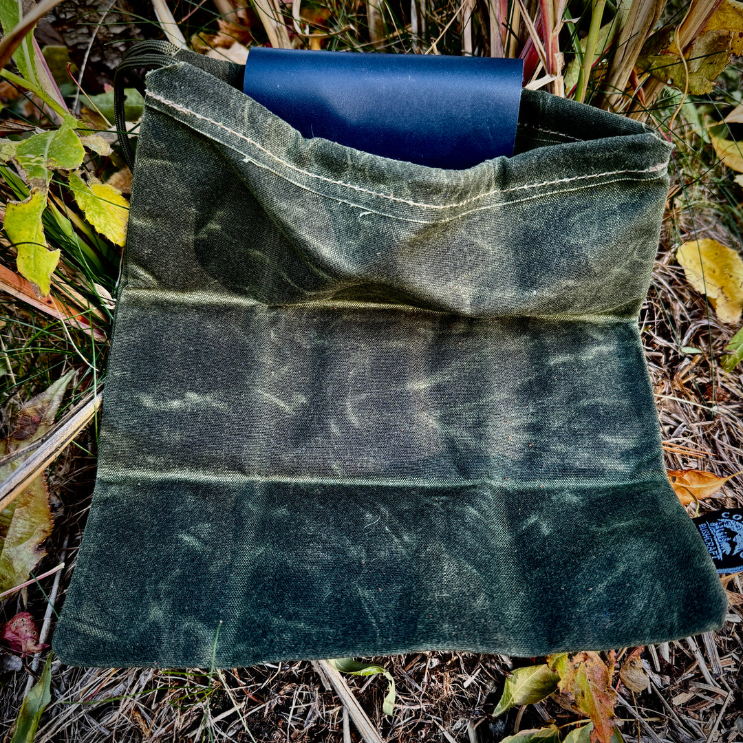 Genuine Leather Foraging Pouch / Dump Sack / Extra Pocket