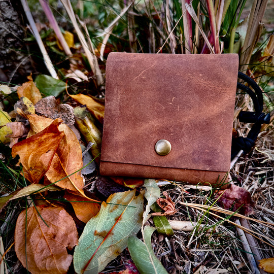 Genuine Leather Foraging Pouch / Dump Sack / Extra Pocket