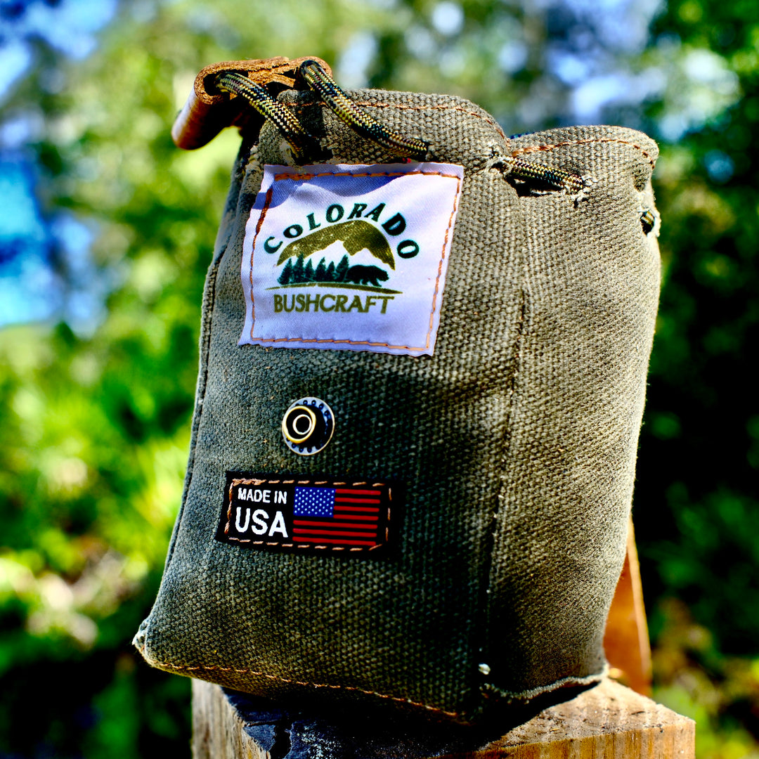 Special Edition Waxed Canvas Camo Pouch (Ranger Tan)