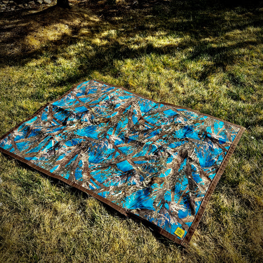 Extra Large Waxed Canvas & True Timber MC2 Lined Groundcloth