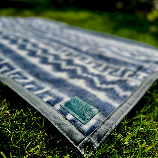 Extra Large Heavyweight Waxed Canvas and Alpaca Wool Lined Bushcraft Ground Cloth