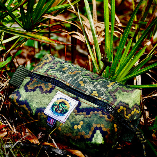 Handmade XPac Snakeskin Camouflage Simple Box Pouch Bushcraft Survival Camping Possibles Dopp Grooming