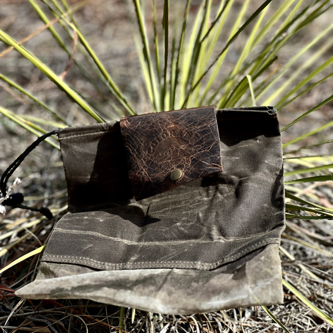 Bushcraft Spore Friendly Fungi Foraging Pouch (olive)