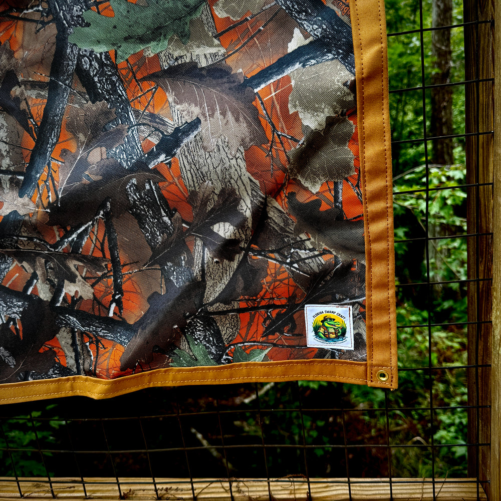 Extra Large Waxed Canvas and Oakbrush Blaze Groundcloth