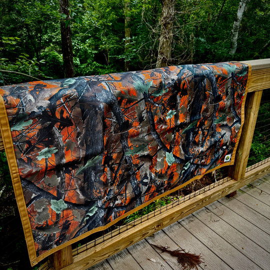 Extra Large Waxed Canvas and Oakbrush Blaze Groundcloth