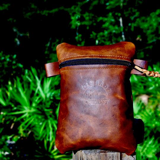 Premium Leather Traditional Medium EDC Pouch Bushcraft Survival Camping Possibles Dopp Grooming
