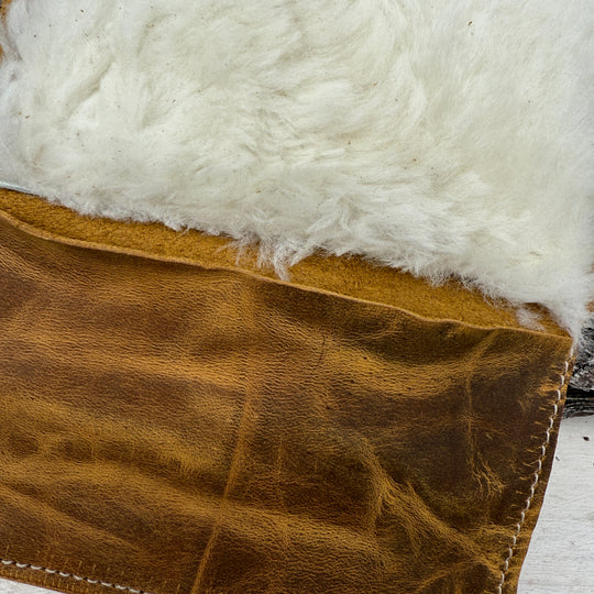 Crazy Horse Leather Single Pad Bushcraft Fly Wallet