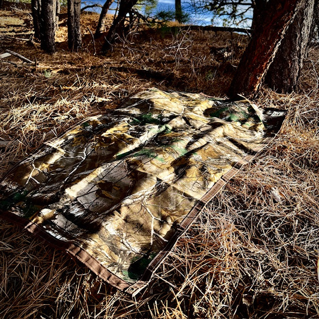 Extra Large Waxed Canvas and Realtree Groundcloth