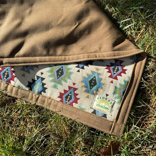 Extra Large Waxed Canvas and Aztec Bushcraft Print Cooshun