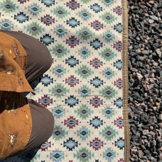 Extra Large Waxed Canvas and Aztec Bushcraft Print Cooshun