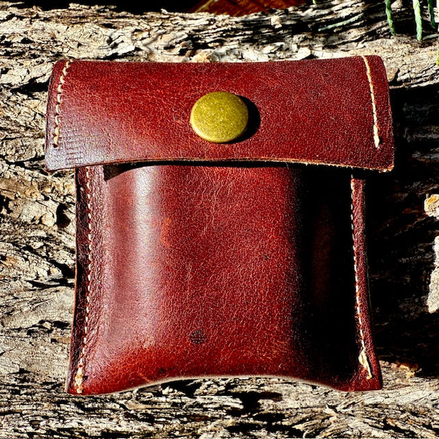Small Leather Spice Pouch (w/ Bottles)
