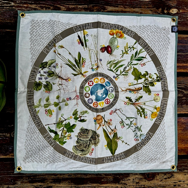 Wazoo Waxed Canvas Lined Foraging Bandana (CB Branded - Rare)