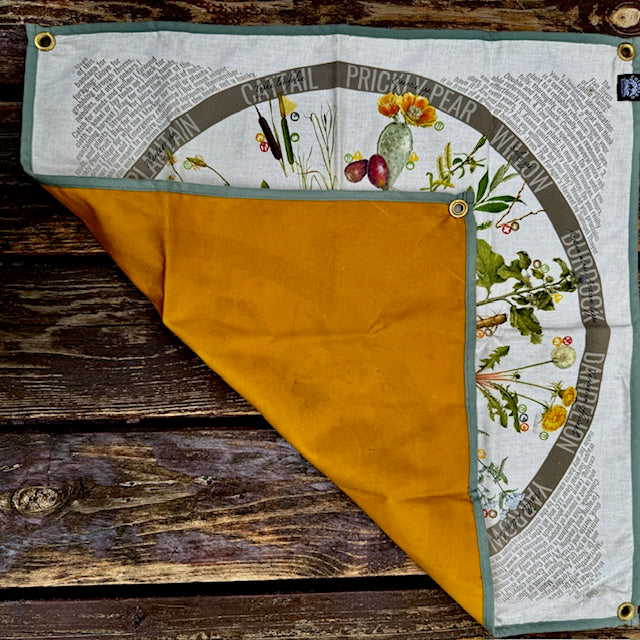 Wazoo Waxed Canvas Lined Foraging Bandana (CB Branded - Rare)