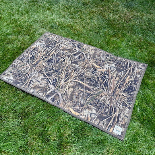 Extra Large Waxed Canvas and Realtree Max-7 Lined Bushcraft Ground Cloth