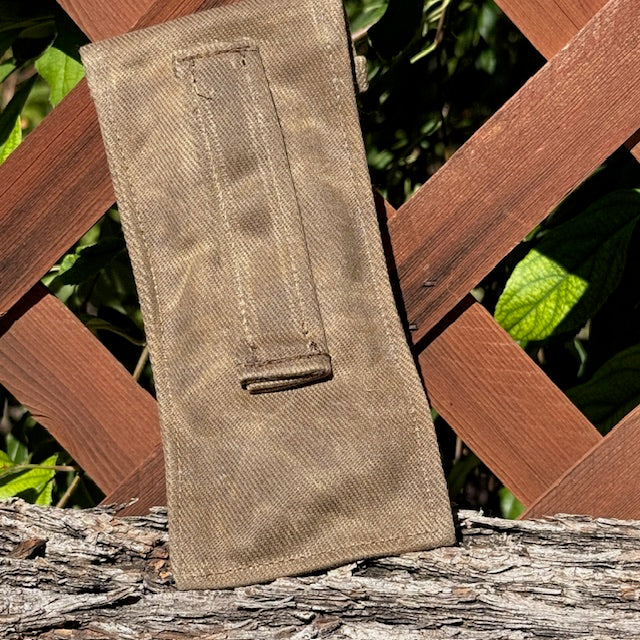 Waxed Canvas Flint and Striker Kit
