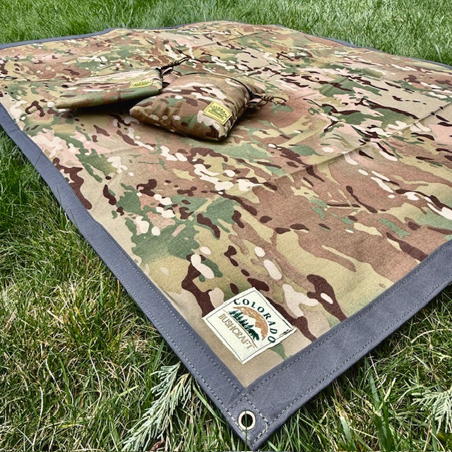 Desert Storm Extra Large Camoflauge Grandcloth and EDC Pouch Bundle