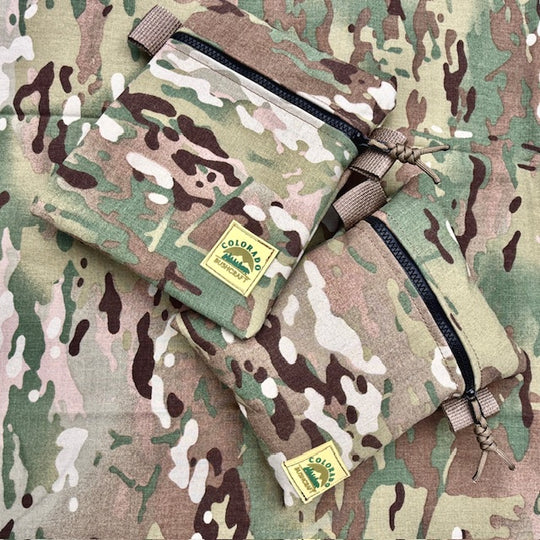 Desert Storm Extra Large Camoflauge Grandcloth and EDC Pouch Bundle