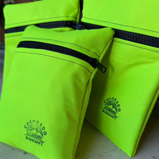 3 Hi-Vis and Cordura lined Utility Pouches