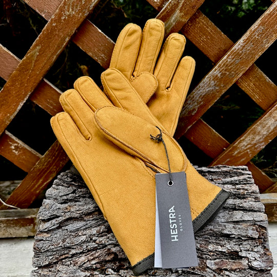 Hestra Goat Skin Fleece Lined Gloves (Size: Small 8)