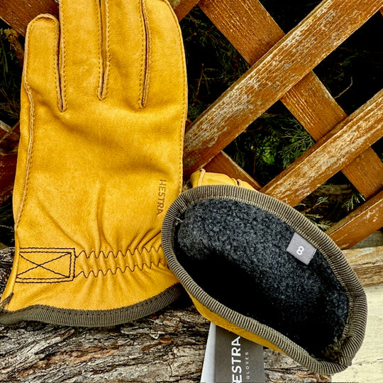 Hestra Goat Skin Fleece Lined Gloves (Size: Small 8)