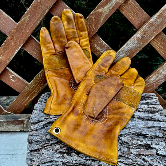 Wells Lamont Oiled and Waxed Cowhide Ranch Gloves (Size: Small)