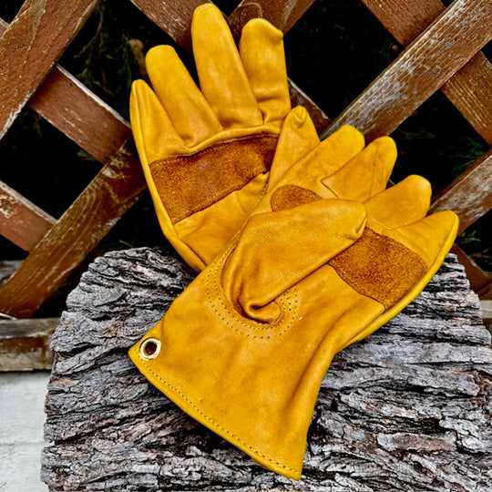 Wells Lamont Piled and Waxed Cowhide Ranch Gloves (Size: Small)