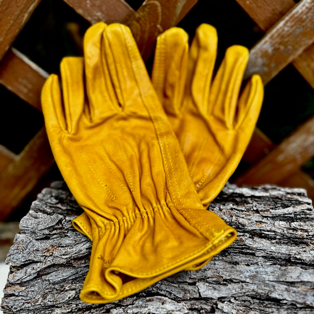 Wells Lamont Piled and Waxed Cowhide Ranch Gloves (Size: Small)