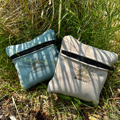 Premium Leather Traditional Small EDC Pouch Bushcraft Survival Camping Possibles Dopp Grooming