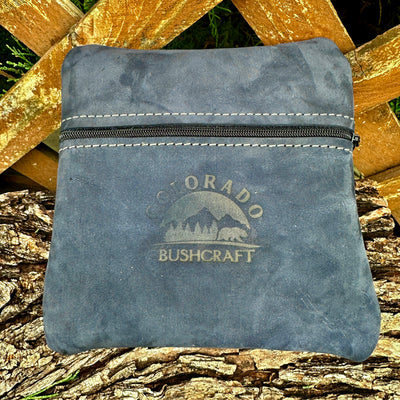 Premium Leather Traditional Small EDC Pouch Bushcraft Survival Camping Possibles Dopp Grooming
