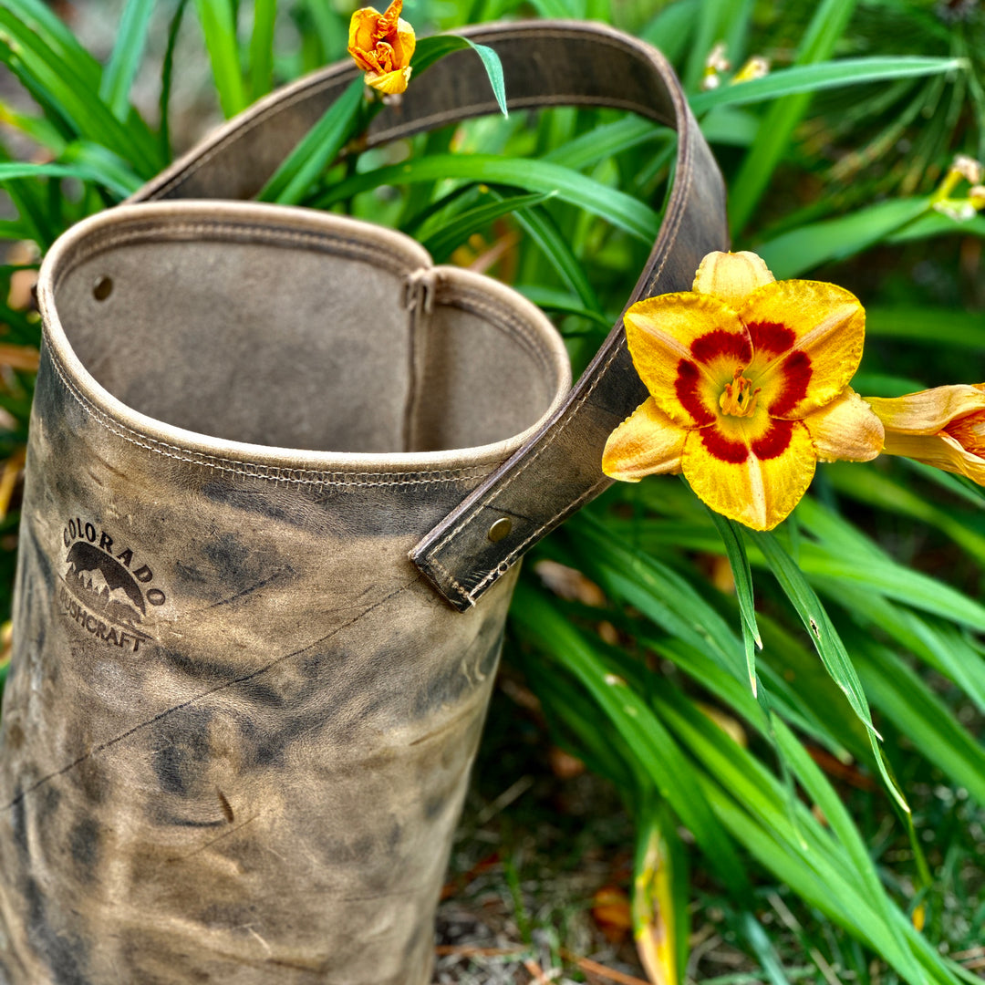 Crazy Horse Leather Bucket