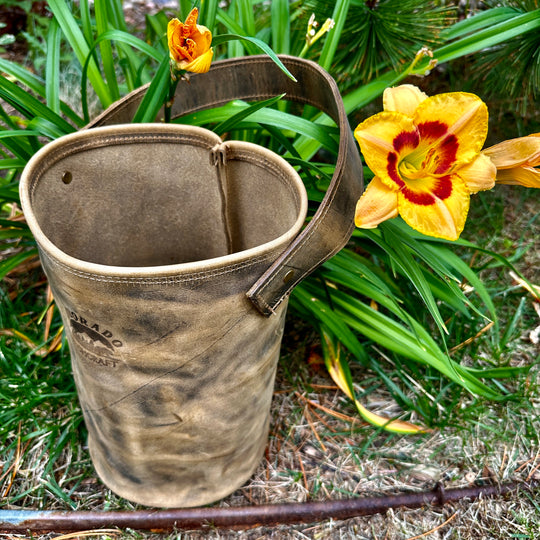 Crazy Horse Leather Bucket