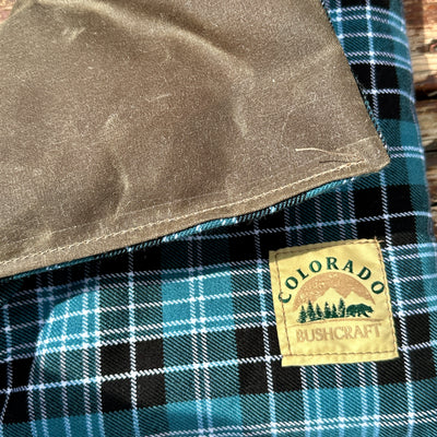 All Natural Bushcraft Cooshun - Waxed Canvas and Wool Sitting Pad