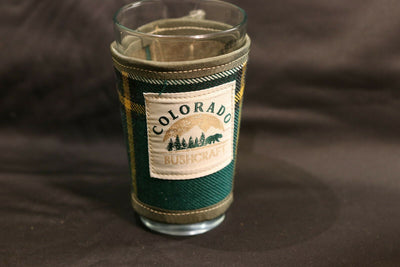 Adjustable Bushcraft Pint Glass Beer Cooler Cozy Scottish Tartan Wool Insulated - Colorado Bushcraft