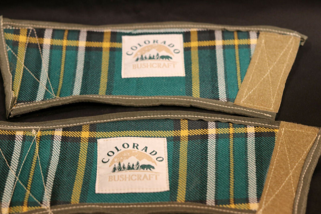 Adjustable Bushcraft Pint Glass Beer Cooler Cozy Scottish Tartan Wool Insulated - Colorado Bushcraft