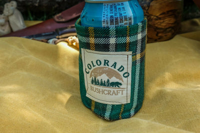 Bushcraft Scottish Tartan Wool Insulated Can Beverage Cooler Coozie Koozie Cosy - Colorado Bushcraft