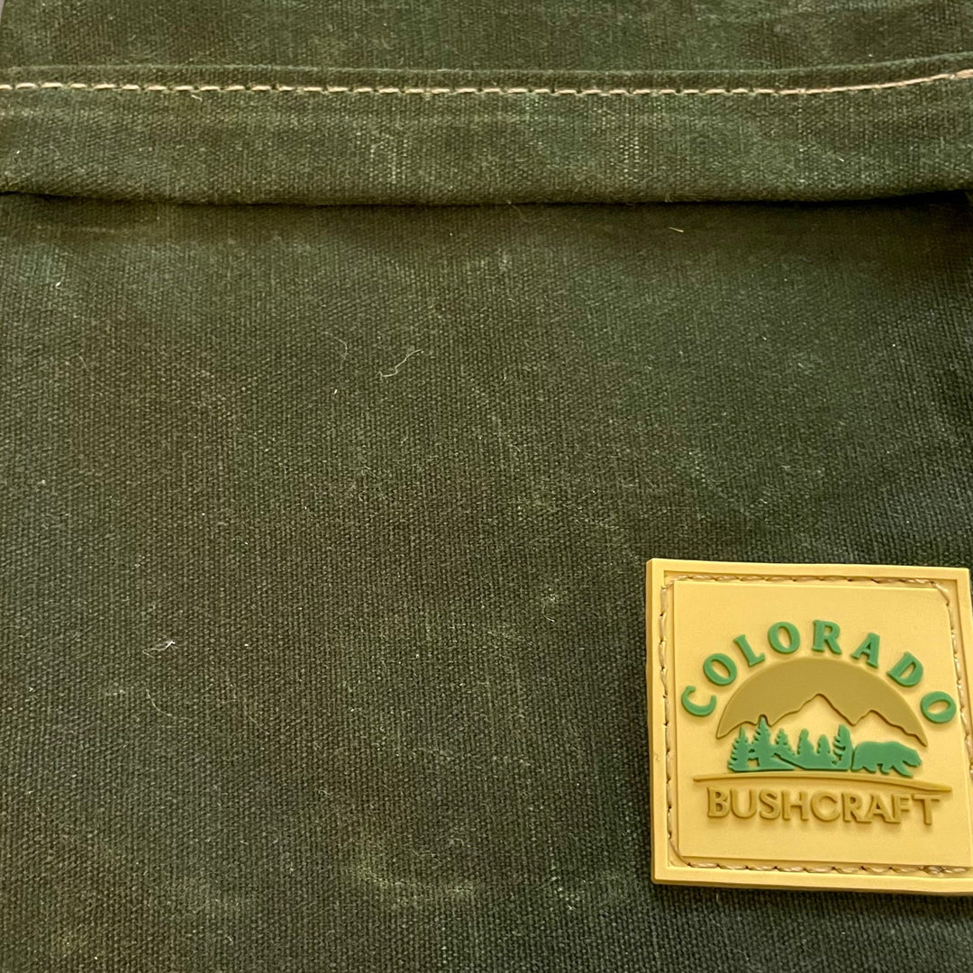 Waxed Canvas Talcum EDC Pouch Bushcraft Survival Camping Possibles Dopp Grooming (Various Colors/sizes)