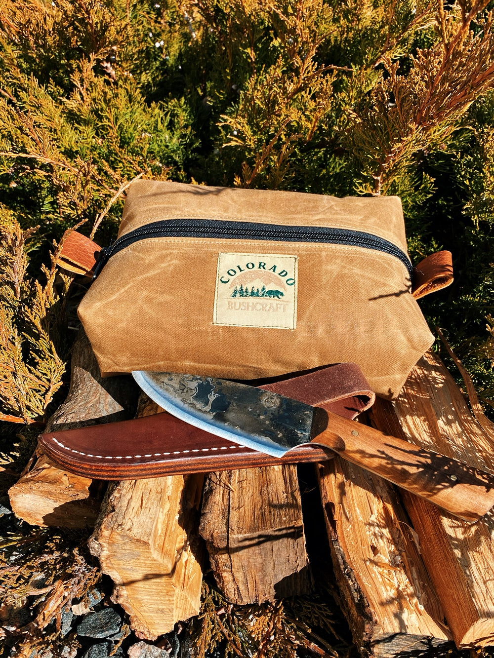 Waxed Canvas Traditional EDC Pocket Pouch Bushcraft Survival Camping P –  Colorado Bushcraft